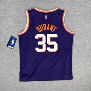 Fanatics NBA Phoenix Suns Kevin Durant 35 Jersey Purple kids Large New